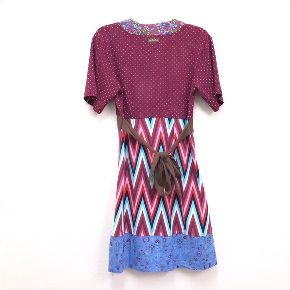 Matilda Jane Paint By Numbers Collage Kimono Dress - Picture 2 of 8